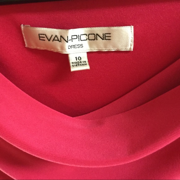 🆕 Evan Picone Fuschia Dress - Picture 4 of 7